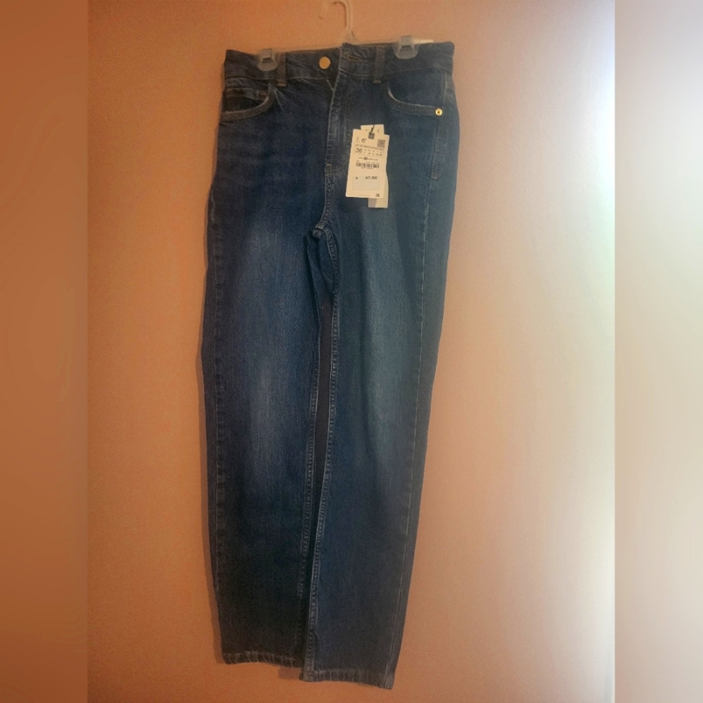 Zara high rise slim fit jeans size 4 NWT - Picture 1 of 5